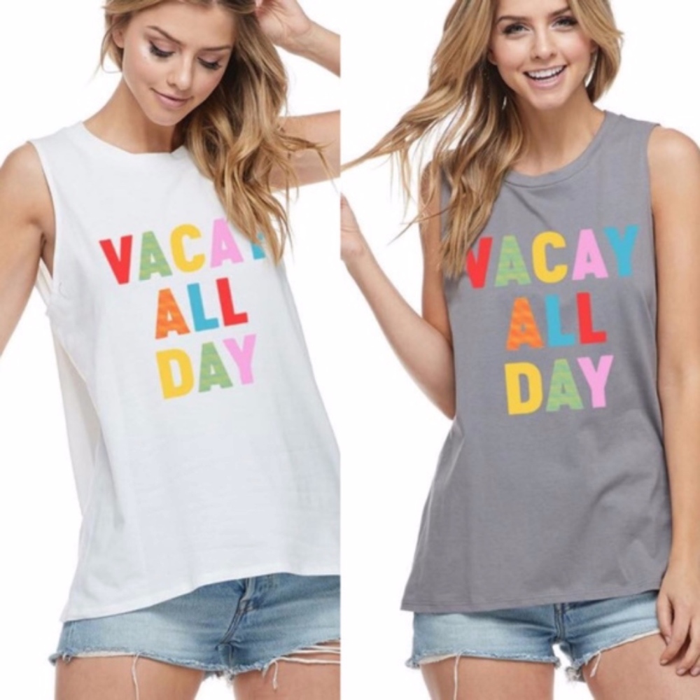 VACA LOVE Graphic Tee - WHITE - Picture 1 of 1